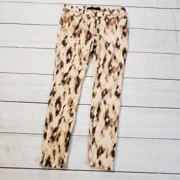 Joe's Jeans High Water Nude Artistic Leopard 27 - Picture 1 of 6